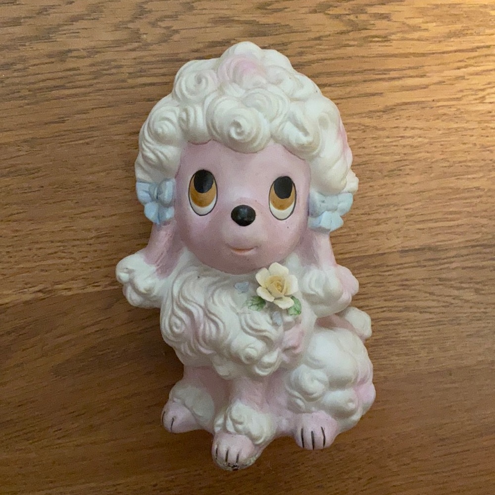 Japan vintage ceramic poodle